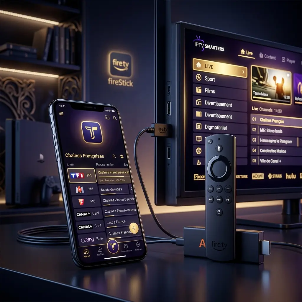 Meilleures applications IPTV TiviMate Smarters FireStick